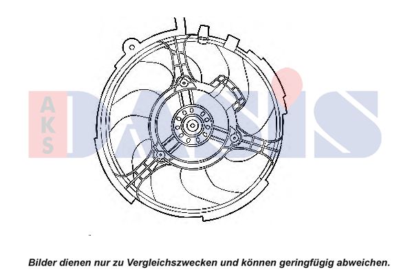 AKS DASIS Ventilaator,mootorijahutus 088094N